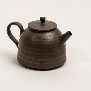Ceramic Tea Pot In The Traditional Style Of Metalwork