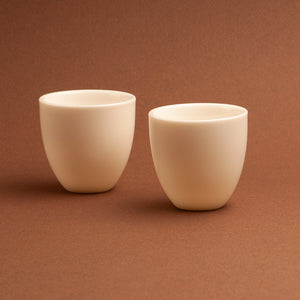Blanc De Chine Tea Cups Dehua Ivory Porcelain Grand Cha Bei