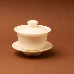 Gaiwan Ivory Porcelain Blanc De Chine From Dehua