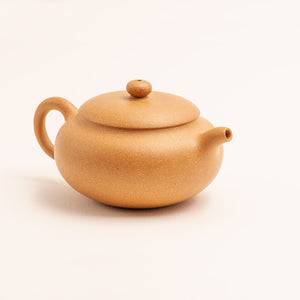 Teapot Yixing Mustard Blossom Yellow In Authentic Duan Ni Clay