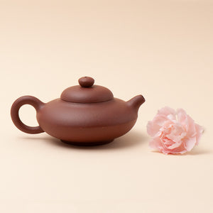 Yixing Purple Mud Teapot In Traditional Joint Happiness Construction